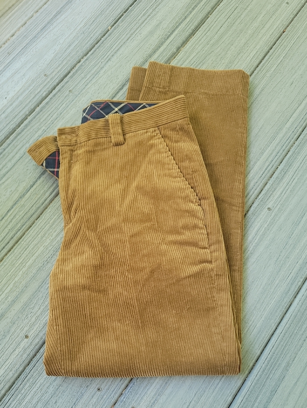 Brooks Brothers Men’s Corduroy Pants in Camel Brown